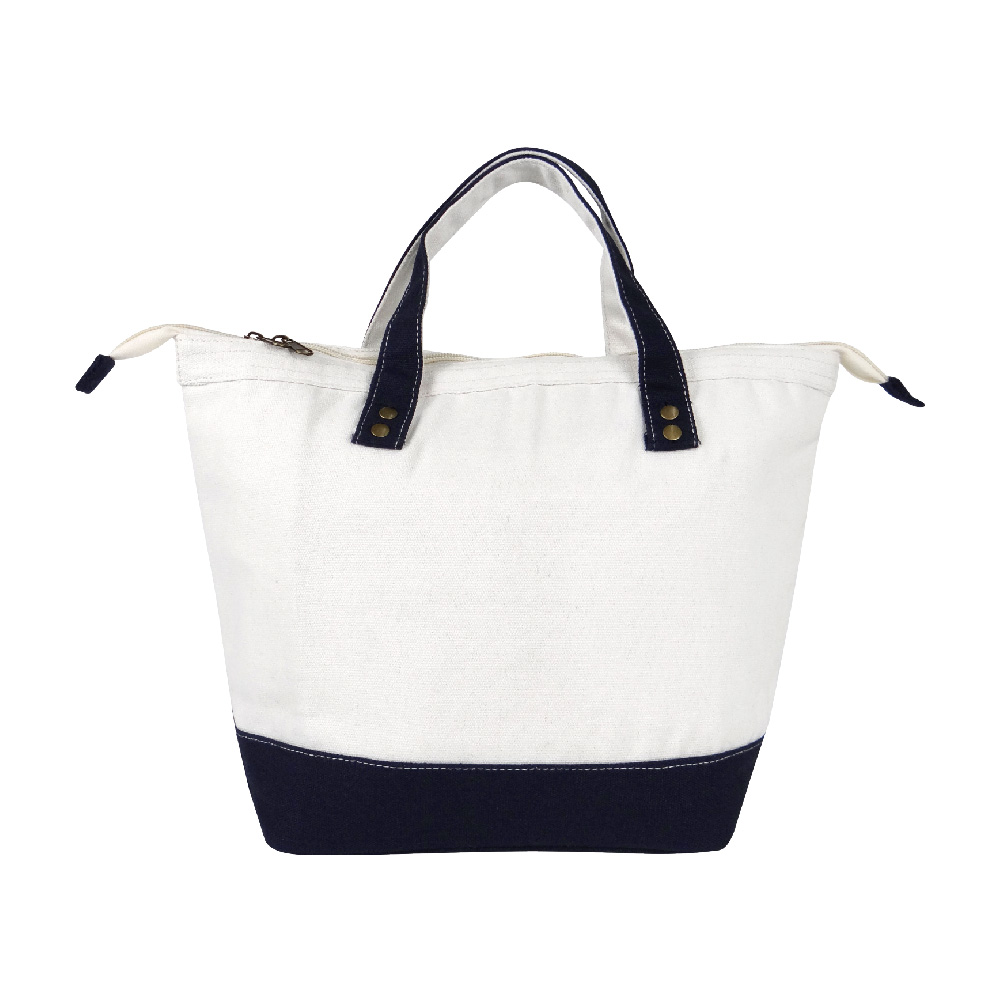 凱蒂貓-帆布保溫保冷袋-藏青