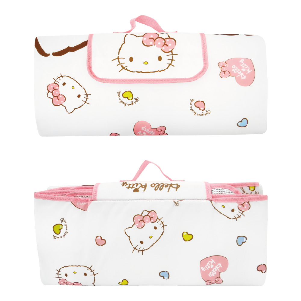 凱蒂貓-野餐墊-愛心