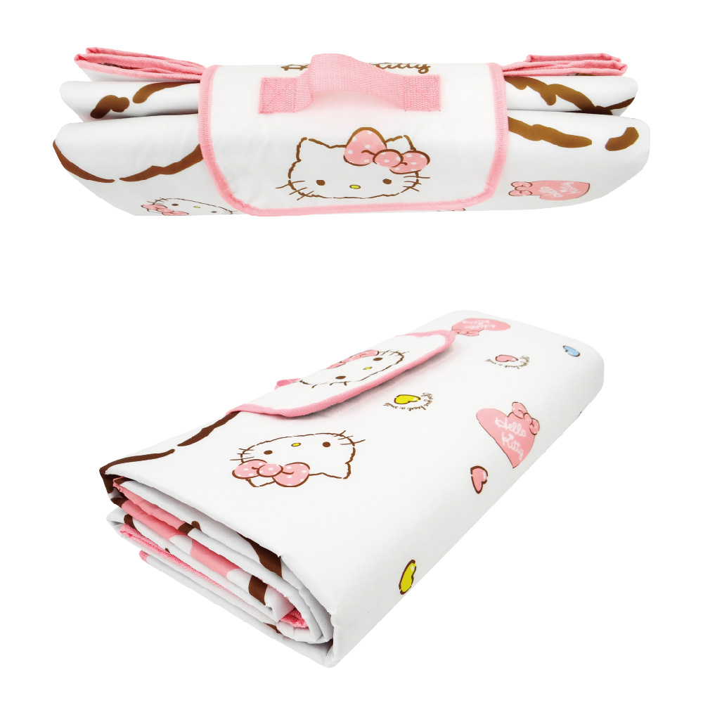 凱蒂貓-野餐墊-愛心