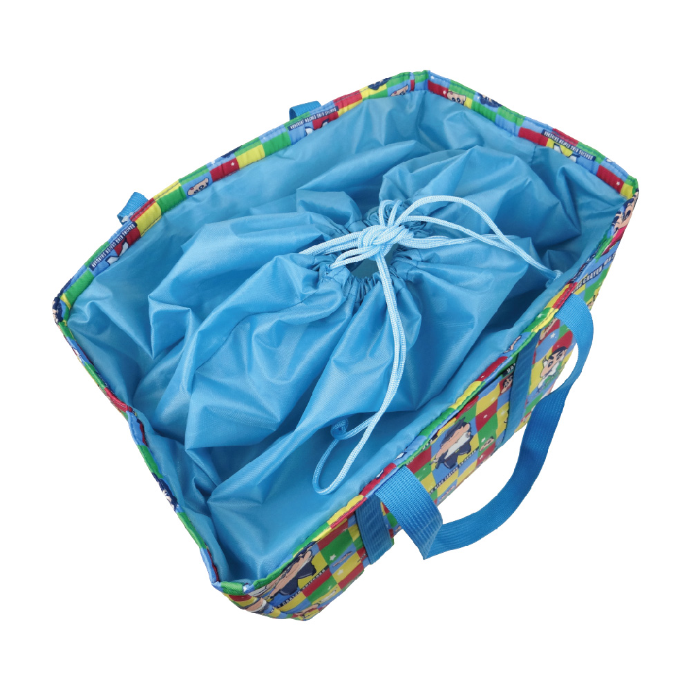 蠟筆小新-保冷暖束口野餐袋-帥氣小新