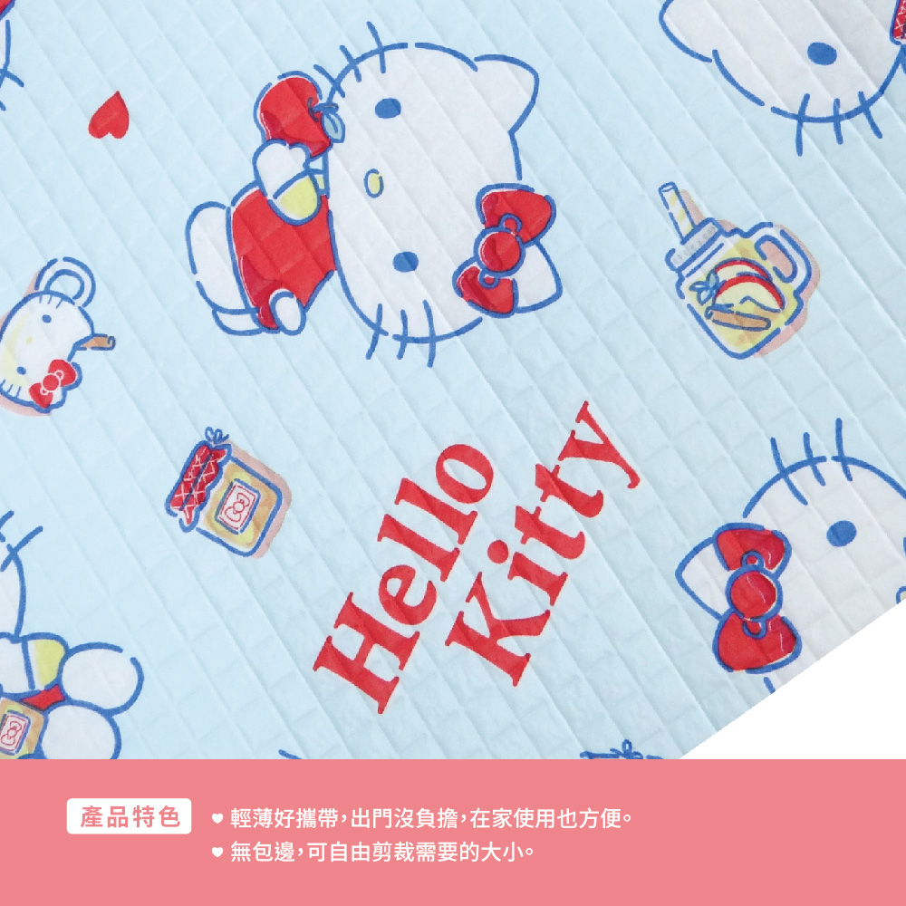 Hello-Kitty-輕便型野餐墊-蘋果