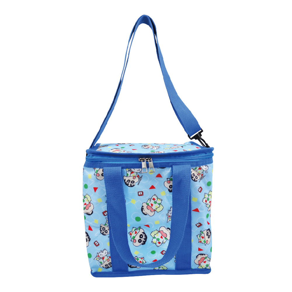 蠟筆小新-兩用保冷暖提袋-睡衣藍