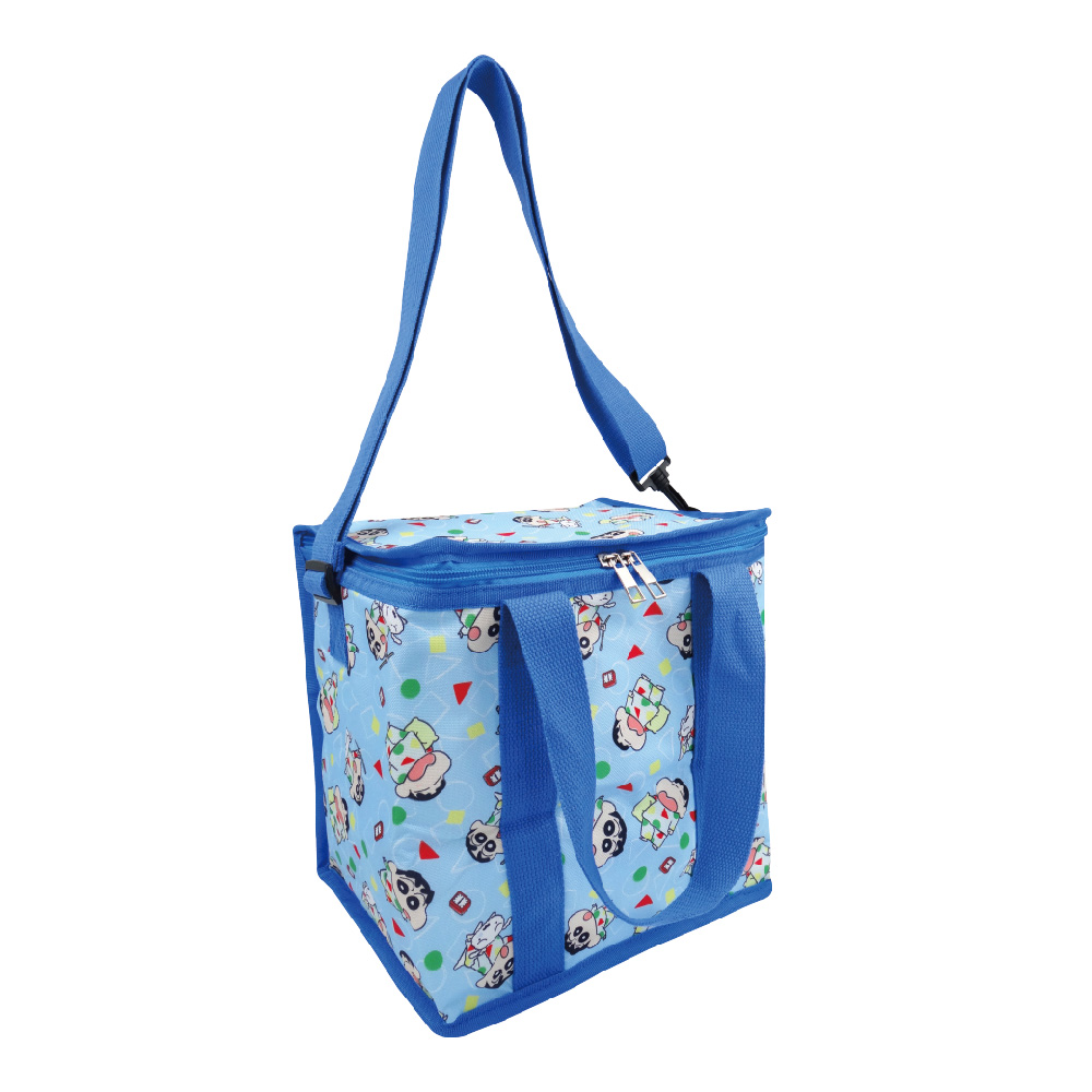 蠟筆小新-兩用保冷暖提袋-睡衣藍