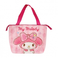 美樂蒂 保冷暖肩背袋-愛心直紋