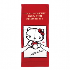凱蒂貓Touch-紅 毛巾