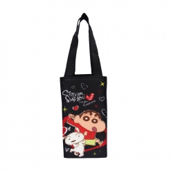 蠟筆小新 飲料提袋-愛心