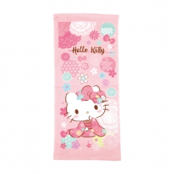 凱蒂貓 毛巾-和風櫻花