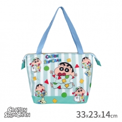 蠟筆小新 保溫保冷提袋-直紋