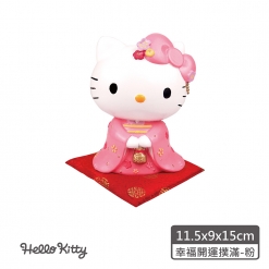 Hello Kitty 幸福開運撲滿-粉